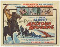 9r019 ARIZONA RAIDERS TC '65 action-man Audie Murphy as Raider-Turned-Ranger!