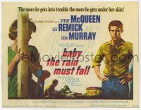 9r025 BABY THE RAIN MUST FALL TC '65 Steve McQueen gets in trouble & gets under Lee Remick's skin!