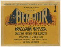 9r033 BEN-HUR TC '60 William Wyler classic religious epic, winner of 11 Academy Awards!