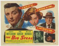 9r040 BIG STEAL TC '49 Robert Mitchum, William Bendix, Jane Greer, Don Siegel film noir!