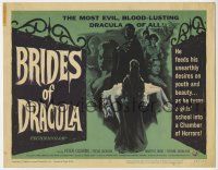 9r051 BRIDES OF DRACULA TC '60 Hammer vampires, he feeds his unearthly desires on youth & beauty!