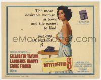 9r058 BUTTERFIELD 8 TC '60 sexy call girl Elizabeth Taylor is the most desirable & easiest to find!