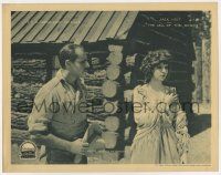 9r594 CALL OF THE NORTH LC '21 pretty Madge Bellamy is upset that Jack Holt insulted her father!