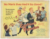 9r062 CAPTAIN'S PARADISE TC '53 great art & photos of Alec Guinness trying to juggle two wives!