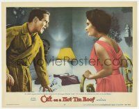 9r604 CAT ON A HOT TIN ROOF LC #6 '58 Paul Newman & Elizabeth Taylor, who did what with Skipper!