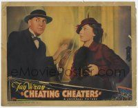 9r611 CHEATING CHEATERS LC '34 pretty Fay Wray is a master detective who poses as a jewel thief!