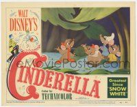 9r617 CINDERELLA LC #3 '50 Disney classic cartoon, great close up artwork of mice!