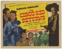 9r074 CISCO KID RETURNS TC '45 Duncan Renaldo as O. Henry's Cisco Kid with smoking gun!