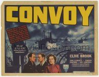 9r078 CONVOY TC '40 Clive Brook, World War II, filmed at sea under actual wartime conditions!