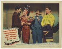 9r623 COPACABANA LC #4 '47 Groucho Marx, Carmen Miranda, Andy Russell, Steve Cochran