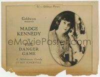 9r088 DANGER GAME TC '18 Madge Kennedy is a society girl who gets mistaken for a female crook!