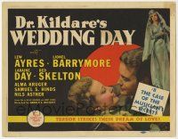 9r109 DR. KILDARE'S WEDDING DAY TC '41 Lew Ayres finally marries faithful nurse Laraine Day!