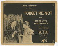 9r134 FORGET ME NOT TC '22 Gareth Hughes hands pretty orphan Bessie Love his pocket knife!