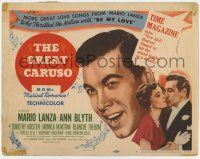 9r152 GREAT CARUSO TC '51 opera star Mario Lanza & pretty Ann Blyth sing great love songs!