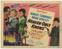 9r163 HEAVEN ONLY KNOWS TC '47 Bob Cummings, Brian Donlevy, sexy Marjorie Reynolds!