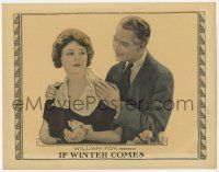 9r752 IF WINTER COMES LC '23 Percy Marmont & pretty Ann Forrest, silent WWI romantic tearjerker!