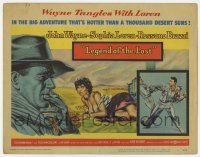 9r212 LEGEND OF THE LOST TC '57 Sophia Loren in love triangle with John Wayne & Rossano Brazzi!