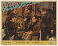 9r796 MAN FROM WYOMING LC '30 Gary Cooper is annoyed by Regis Toomey & other soldiers laughing!