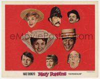 9r806 MARY POPPINS LC '64 headshots of Julie Andrews, Dick Van Dyke & top cast, Disney classic!