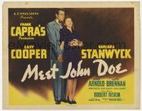 9r244 MEET JOHN DOE TC R40s full-length Gary Cooper & Barbara Stanwyck, directed by Frank Capra!