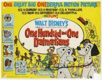 9r288 ONE HUNDRED & ONE DALMATIANS TC '61 most classic Walt Disney canine cartoon!