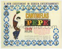 9r302 PEPE TC '60 cool art of Cantinflas, plus photos of 35 all-star cast members!