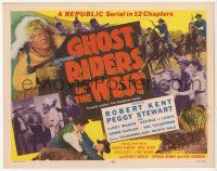 9r305 PHANTOM RIDER TC R54 Republic serial, Native American w/gun, Ghost Riders of the West!