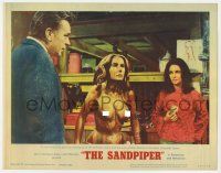 9r893 SANDPIPER LC #7 '65 Richard Burton with Elizabeth Taylor & nude redwood statue of her!