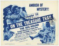 9r352 SEA HOUND chapter 10 TC R55 Buster Crabbe serial, On the Treasure Trail, ambush of mystery!