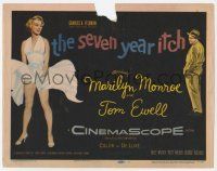 9r373 SEVEN YEAR ITCH TC '55 Billy Wilder, classic image of sexy Marilyn Monroe with skirt blowing!