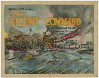 9r386 SILENT COMMAND TC '23 great full art of attacked sinking ship w/ lifeboats on the high seas!