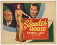 9r397 SLANDER HOUSE TC '38 full-length sexy Adrianne Ames between Craig Reynolds & George Meeker!