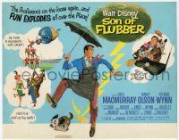 9r405 SON OF FLUBBER TC '63 Walt Disney, art of absent-minded professor Fred MacMurray!