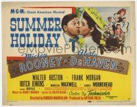 9r425 SUMMER HOLIDAY TC '47 Mickey Rooney & Gloria DeHaven, Butch Jenkins & family in car!