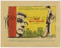 9r427 SWEET SMELL OF SUCCESS TC '57 Burt Lancaster as J.J. Hunsecker, Tony Curtis as Sidney Falco!