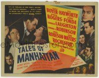 9r429 TALES OF MANHATTAN TC '42 Rita Hayworth, Charles Boyer, Ginger Rogers, Henry Fonda, Laughton