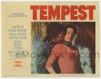 9r927 TEMPEST LC #6 '59 romantic close up of sexy Silvana Mangano & Geoffrey Horne!