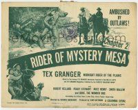 9r443 TEX GRANGER chapter 2 TC '47 Columbia serial, Rider of Mystery Mesa, ambushed by outlaws!