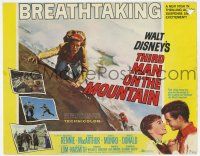 9r462 THIRD MAN ON THE MOUNTAIN TC '59 James MacArthur climbing mountain, Michael Rennie!