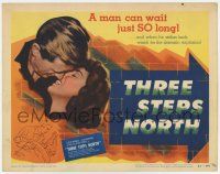 9r469 THREE STEPS NORTH TC '51 tough Lloyd Bridges can wait just SO long to strike back!