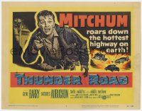 9r472 THUNDER ROAD TC '58 bootlegger Robert Mitchum roars down the hottest highway on earth!