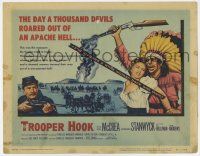 9r498 TROOPER HOOK TC '57 Joel McCrea, Barbara Stanwyck gave the Apache chief a son!