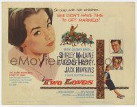 9r511 TWO LOVES TC '61 Shirley MacLaine, Laurence Harvey, Jack Hawkins!