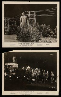 9s991 WAR OF THE COLOSSAL BEAST 2 8x10 stills '58 cool images from the Bert I. Gordon movie!