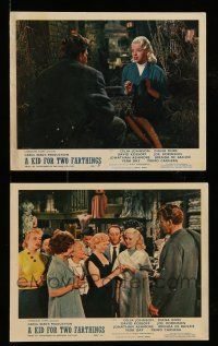 9s146 KID FOR TWO FARTHINGS 2 color English FOH LCs '56 sexy Diana Dors, directed by Carol Reed!