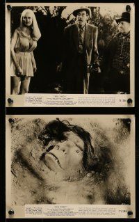 9s279 BIGFOOT 10 8x10 stills '71 horror, John Carradine, wacky monster & sexy girl images!