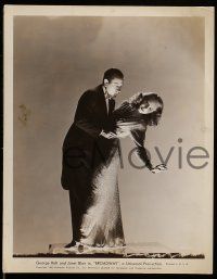 9s938 BROADWAY 2 8x10 stills '42 cool images of George Raft and Janet Blair!