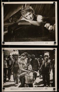 9s437 CATTLE QUEEN OF MONTANA 7 8x10 stills '54 Barbara Stanwyck is a woman of fire!