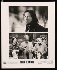 9s365 CHAIN REACTION 8 8x10 stills '96 Keanu Reeves, Morgan Freeman, Rachel Weisz!