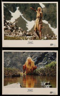 9s029 CLAN OF THE CAVE BEAR 8 8x10 mini LCs '86 awesome images of sexy pre-historic Daryl Hannah!